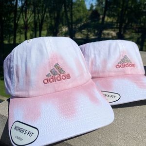 Brand new with tags adidas hat customized with Swarovski crystals